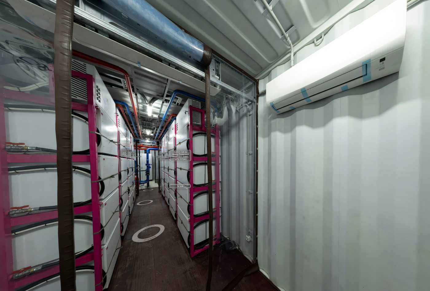 mining container operator compartment